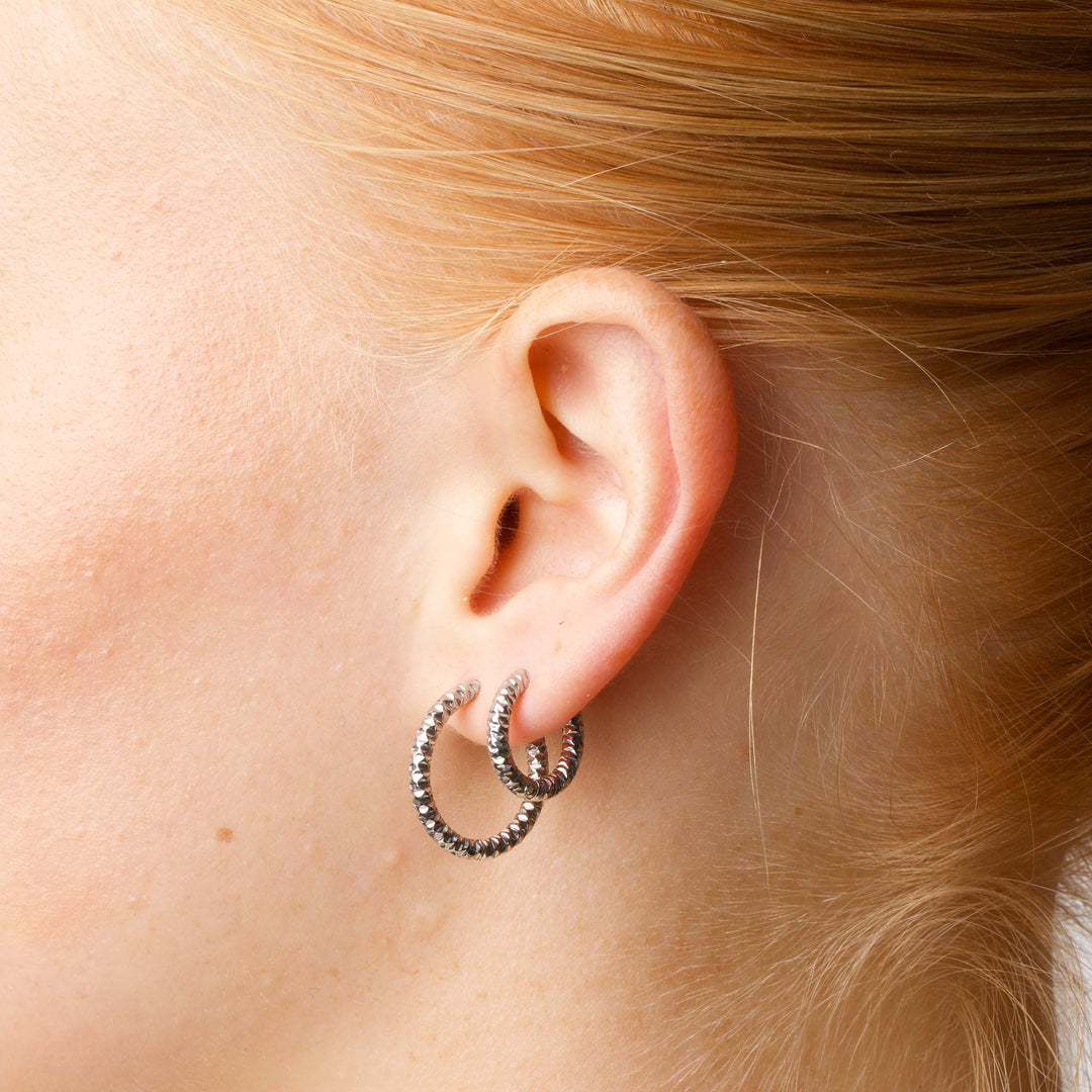 Torun - Øreringer Hoops 20mm Rustfritt stål