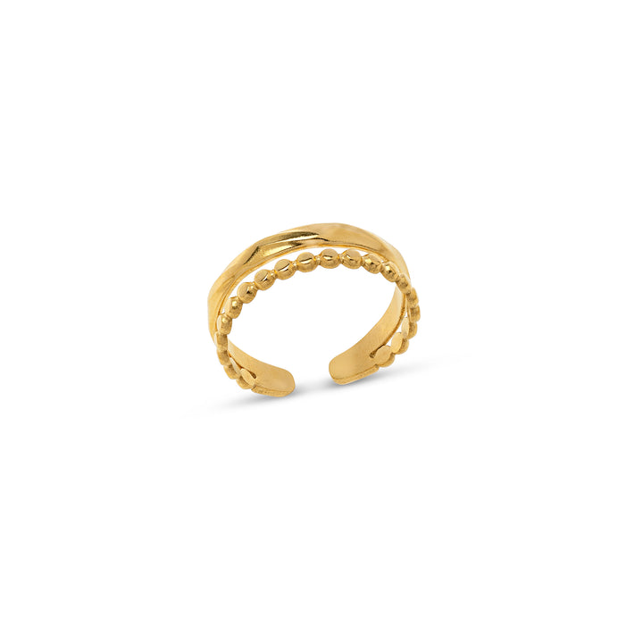 Polly - Duo Ring Rustfritt Stål