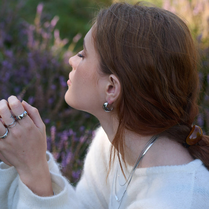 Maria - Interlocked Ring Rustfritt Stål