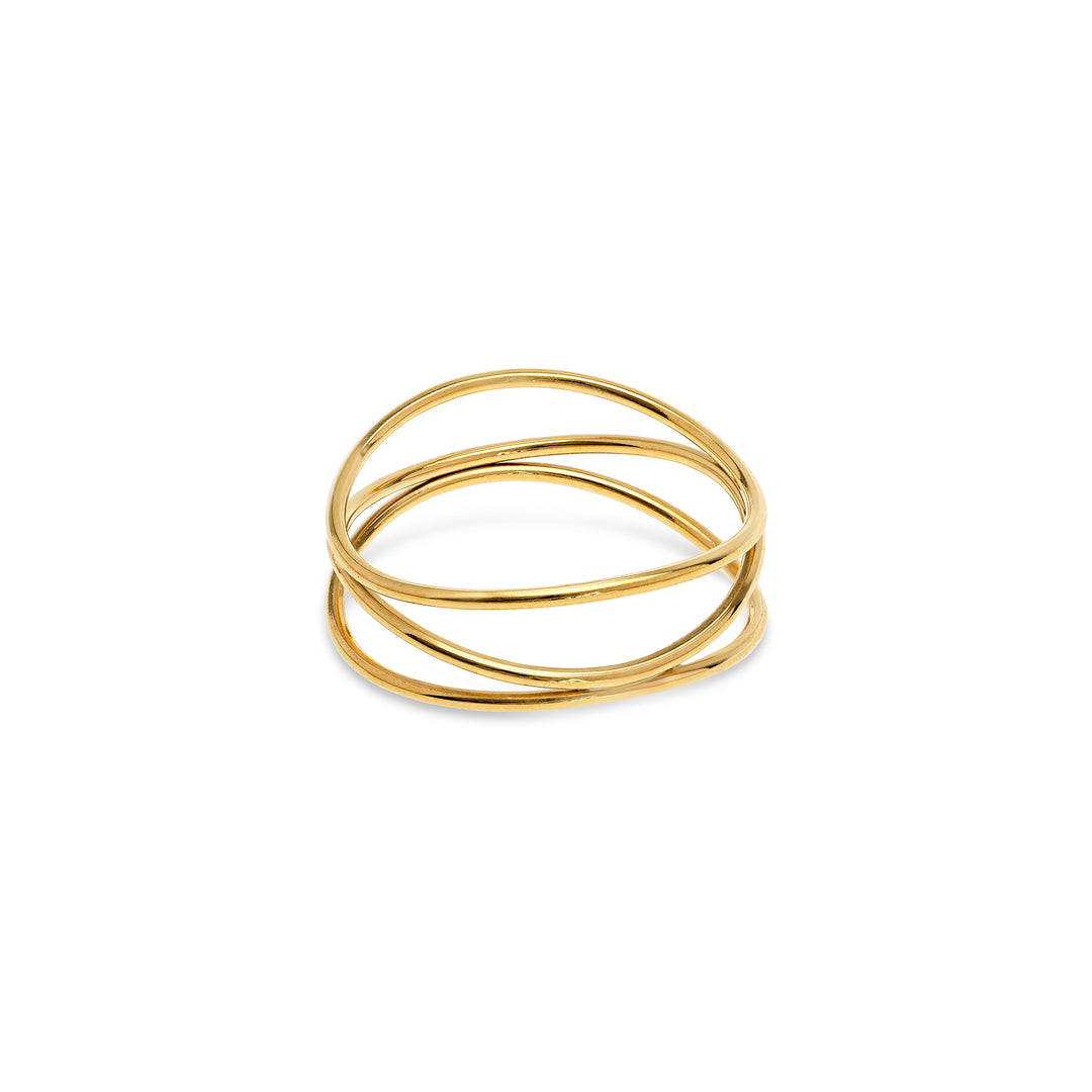 Maria - Interlocked Ring Rustfritt Stål