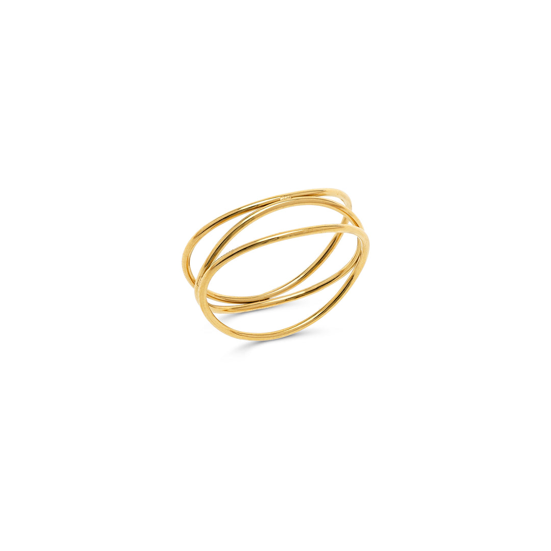 Maria - Interlocked Ring Rustfritt Stål