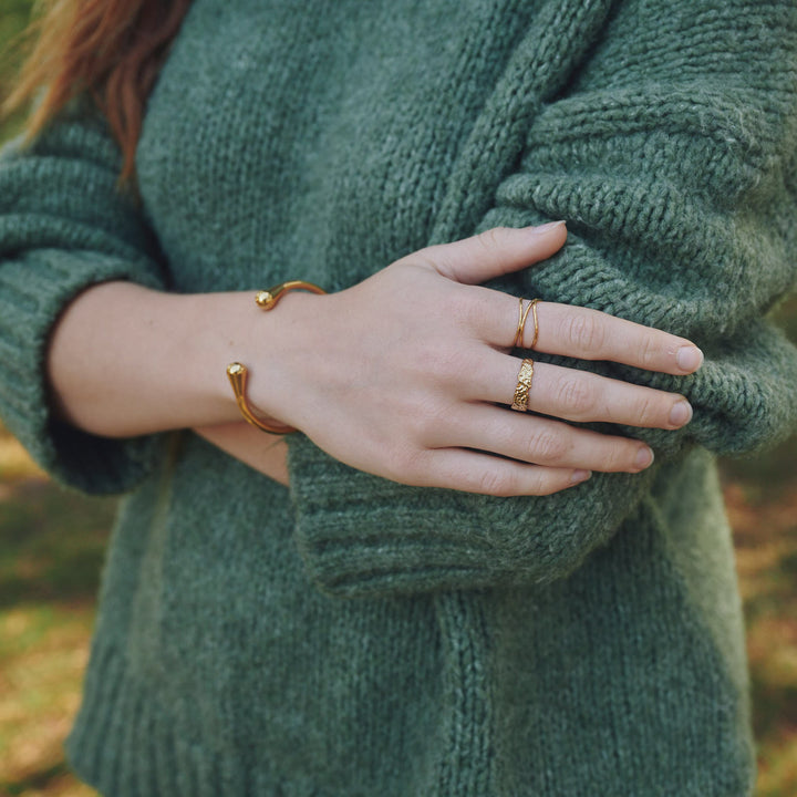 Maria - Interlocked Ring Rustfritt Stål