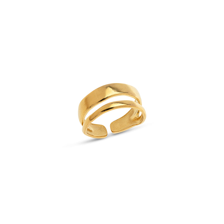 Willa - Elegant Duo Ring Rustfritt Stål