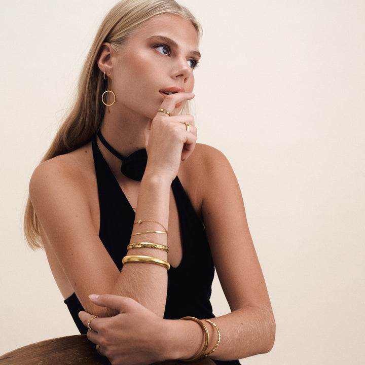 Isobel - Crystal Ring Stainless Steel