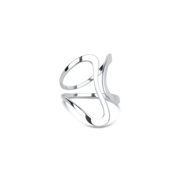 Minou - Abstrakt Ring Rustfritt Stål