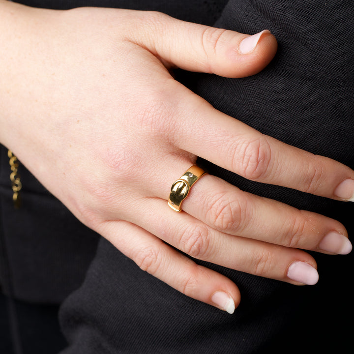 Ayla - Gullring Rustfritt Stål