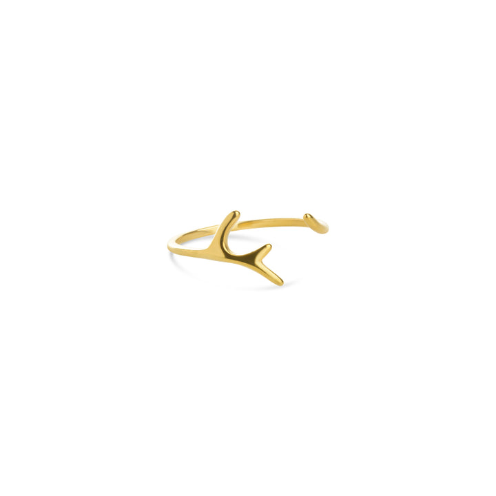 Janna - Delicate Twig Ring Stainless Steel