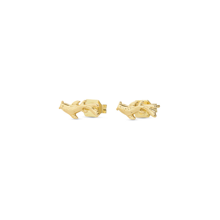 Neela - Fish Stud Earrings Stainless Steel