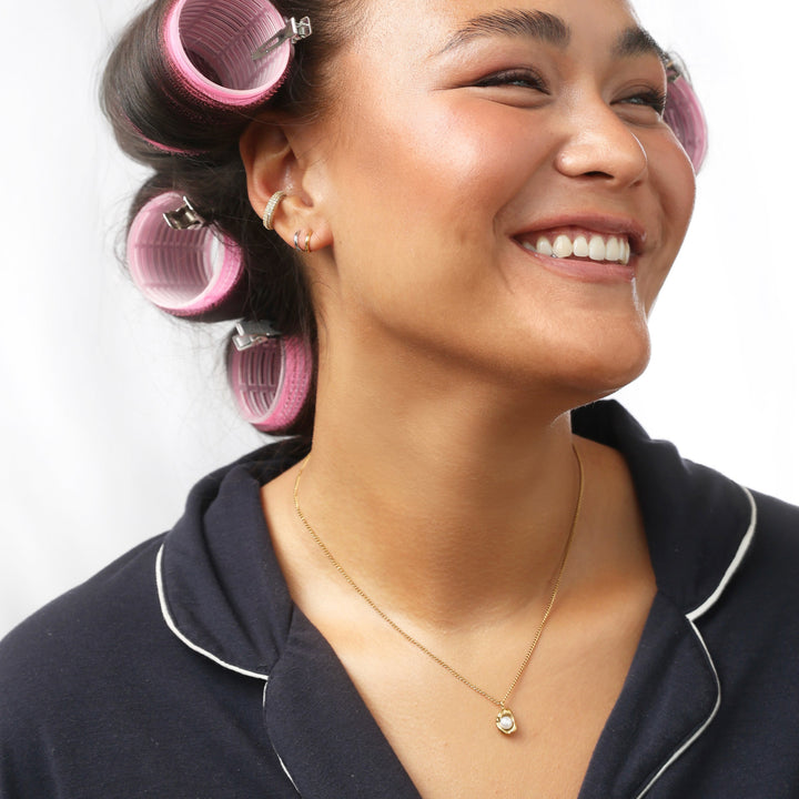 Kaja - Huggie Hoop Earrings Stainless Steel