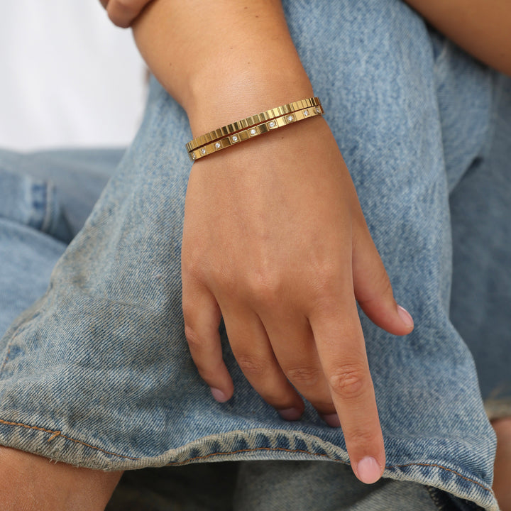 Meja - Bangle Armbånd Rustfritt Stål