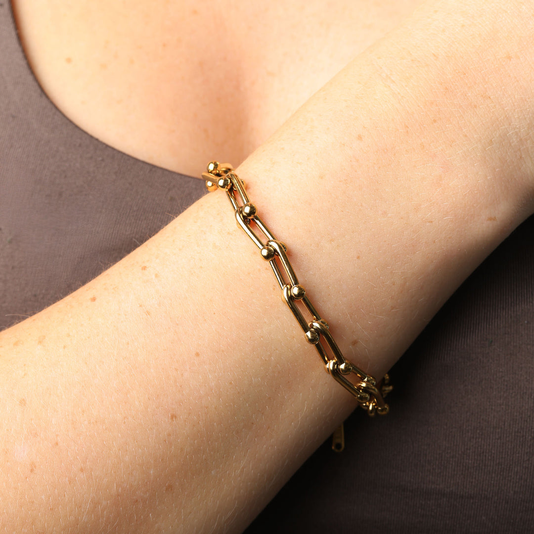 Betty - Paperclip Armbånd Rustfritt Stål