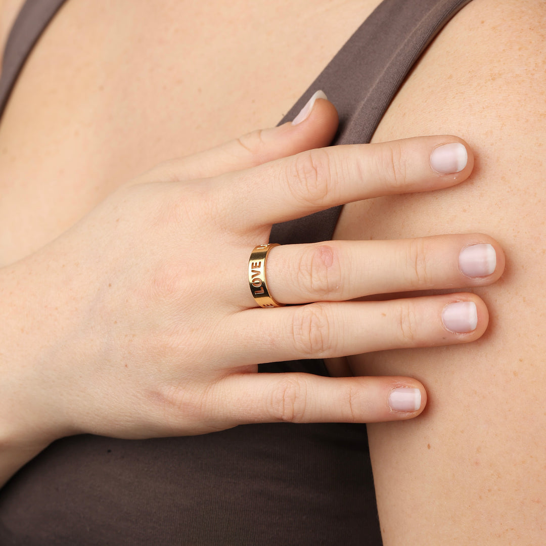 Jive - Love Letter Ring Rustfritt Stål