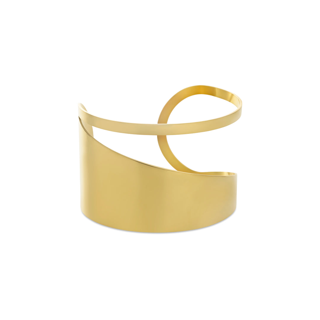 Krista - Chunky Bangle Armbånd Rustfritt Stål