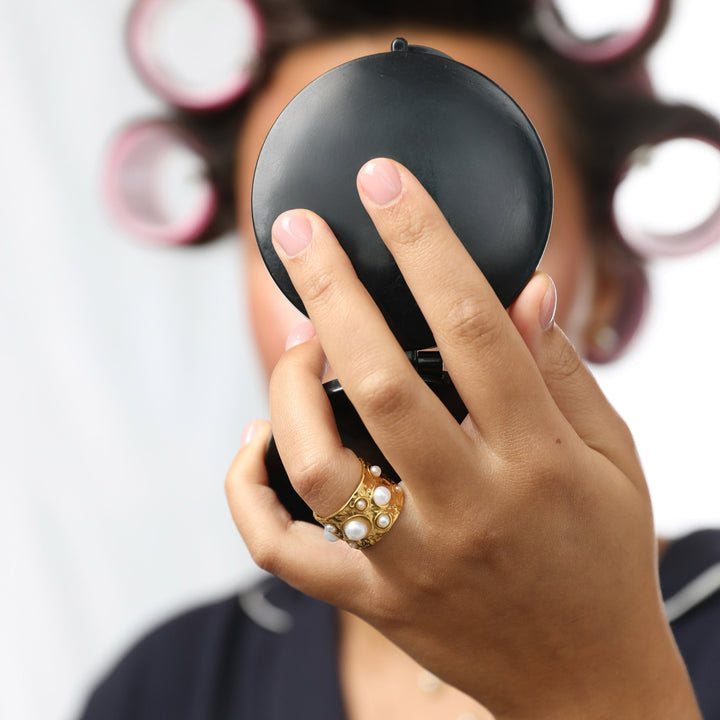 Kerstin - Hamret Perlering Rustfritt Stål