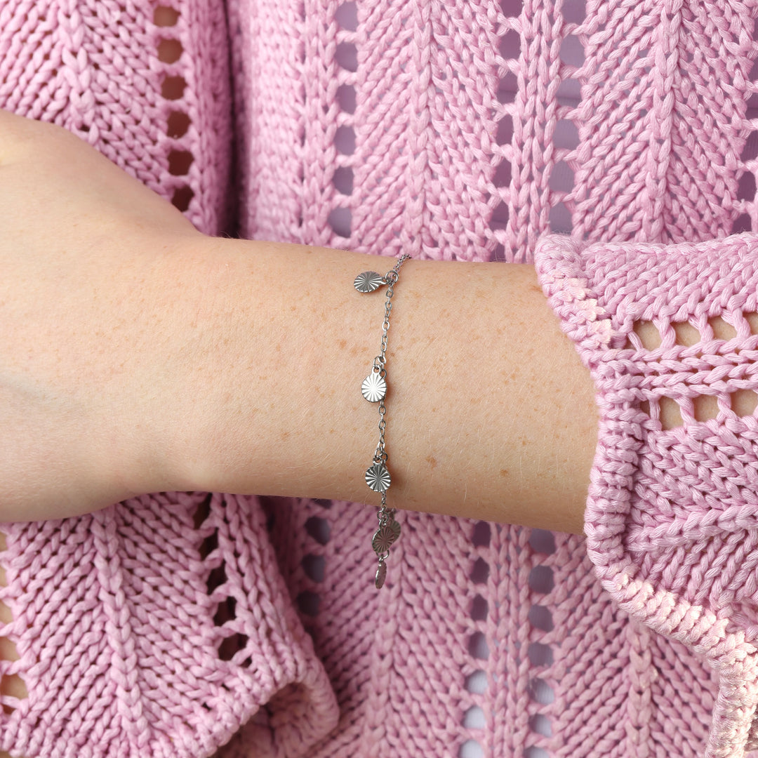 Liv - Mynt Charm Armbånd Rustfritt Stål