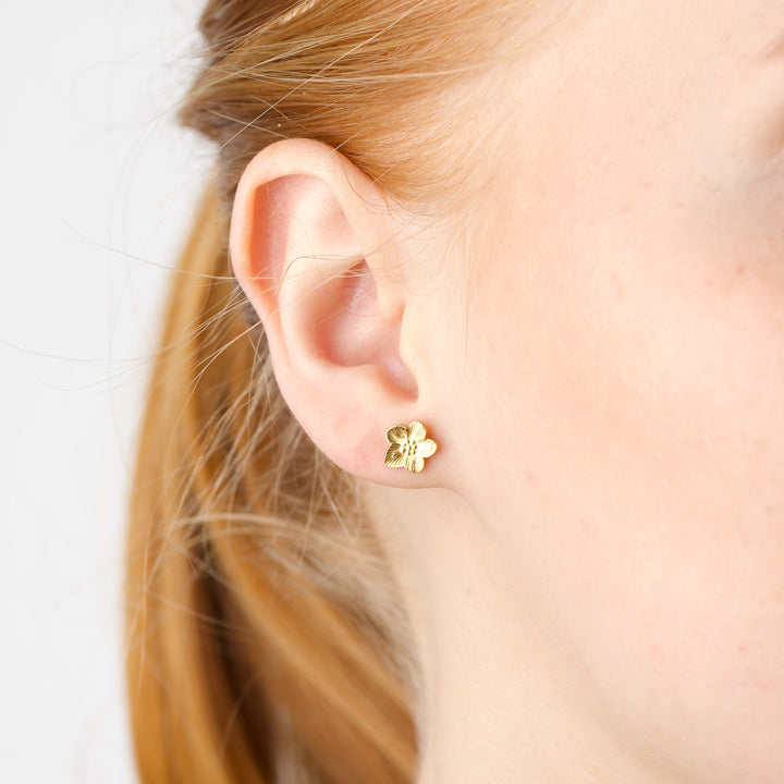 Sadia - Blomst Øredobber Rustfritt Stål