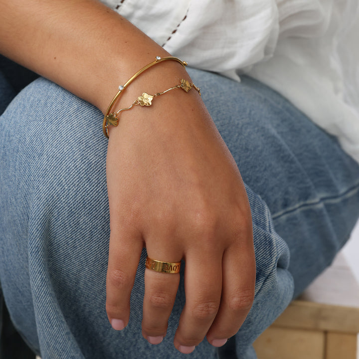 Ylva - Bangle Armbånd Rustfritt Stål