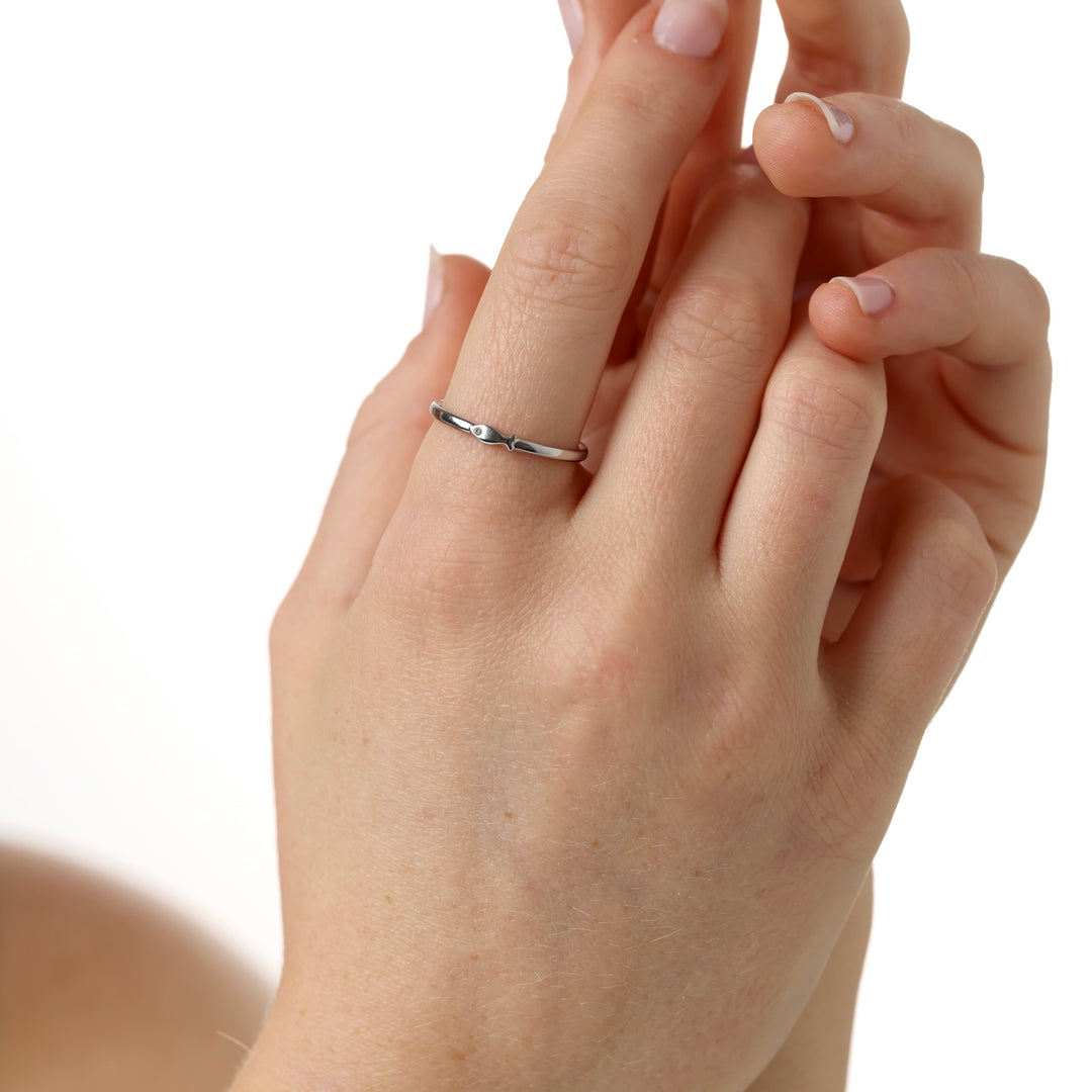 Aruba - Fish Ring Rustfritt Stål