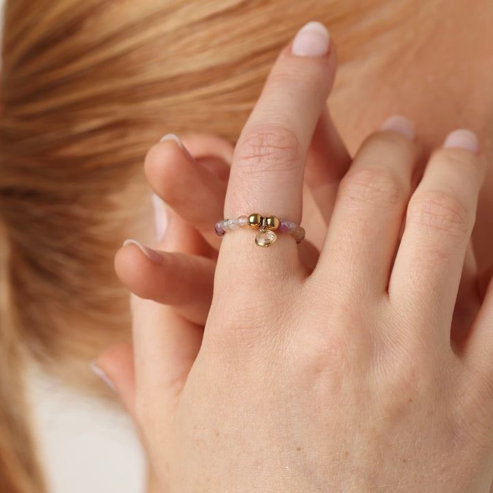 Hope - Stone Ring Rustfritt stål