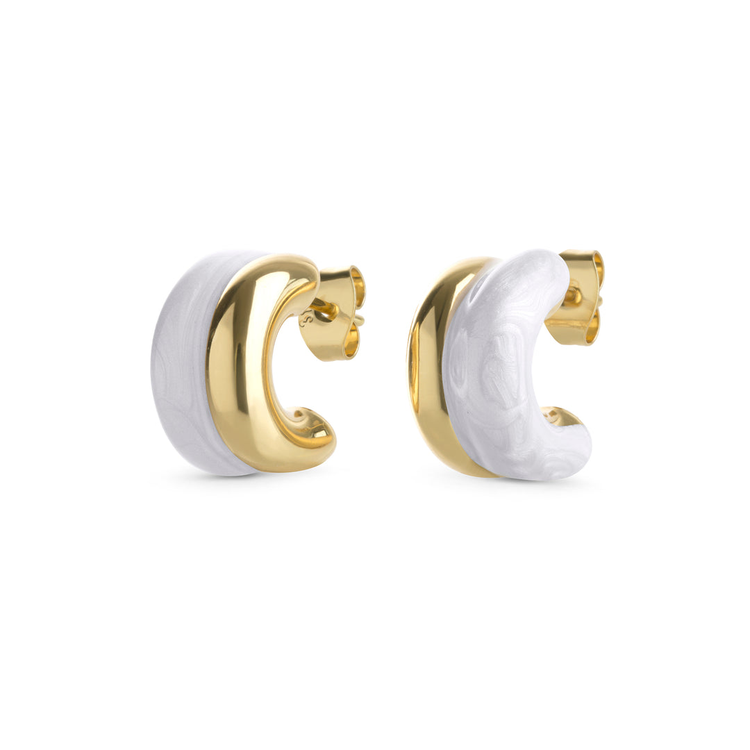 Engla - Duo Stud Earrings Stainless Steel
