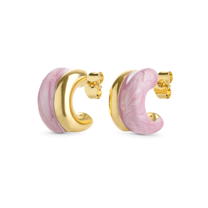Engla - Duo Stud Earrings Stainless Steel