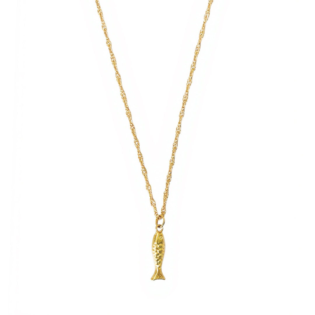 Erna - Fish Halskjede Rustfritt Stål