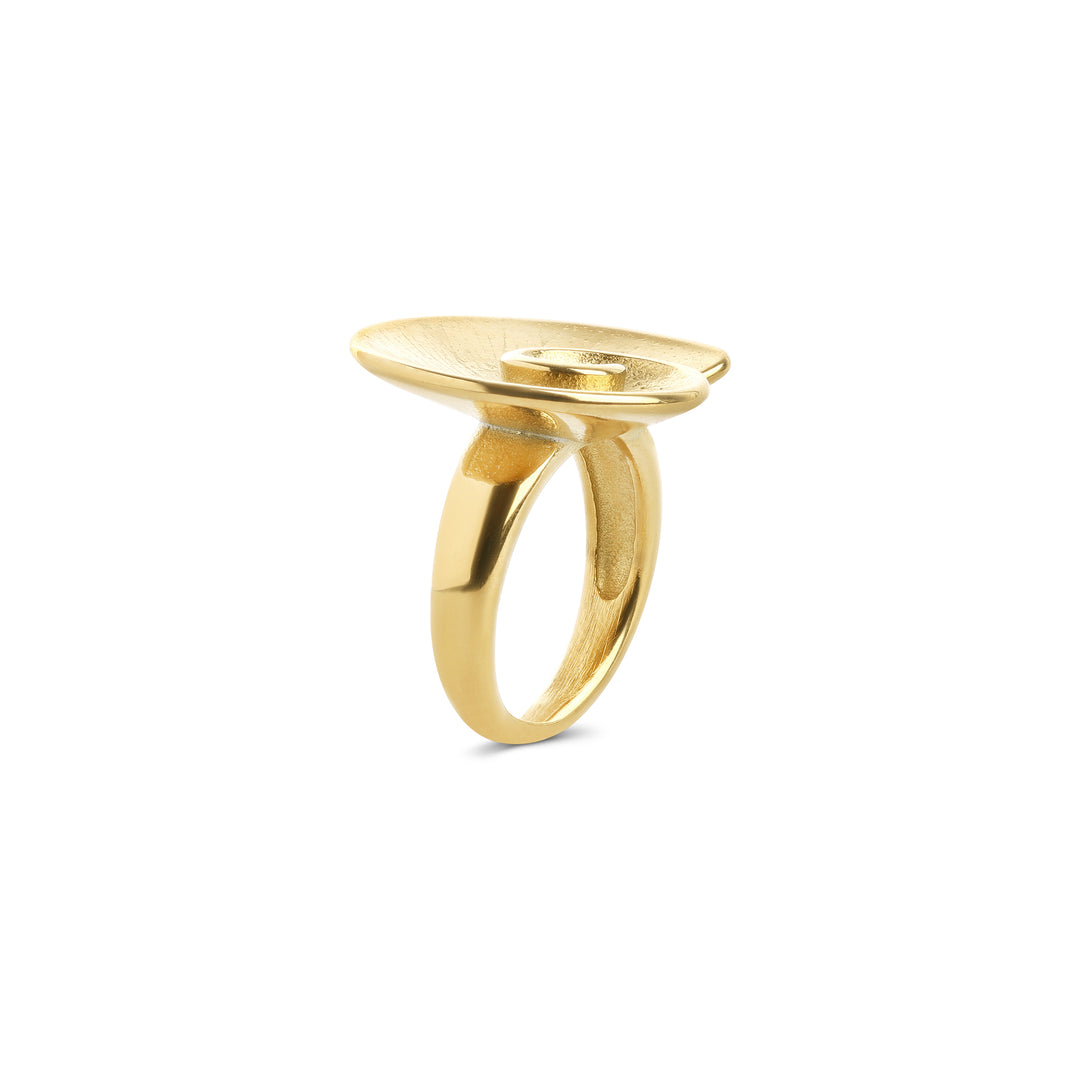 Marla - Shell Ring Rustfritt stål
