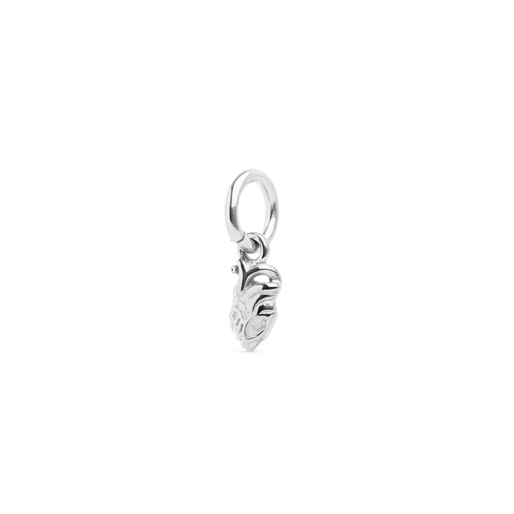Zeo - Anatomisk Heart Charm Rustfritt Stål