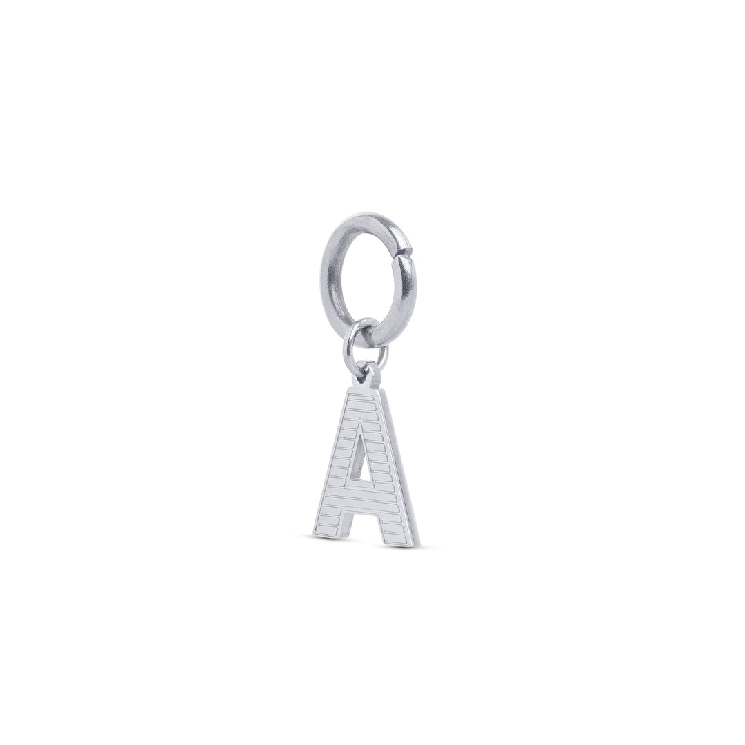 Sanya - Initial Charm Sølv Rustfritt Stål