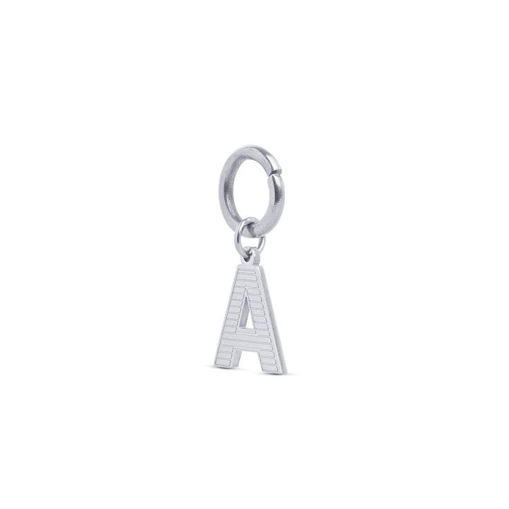 Sanya - Initial Charm Sølv Rustfritt Stål