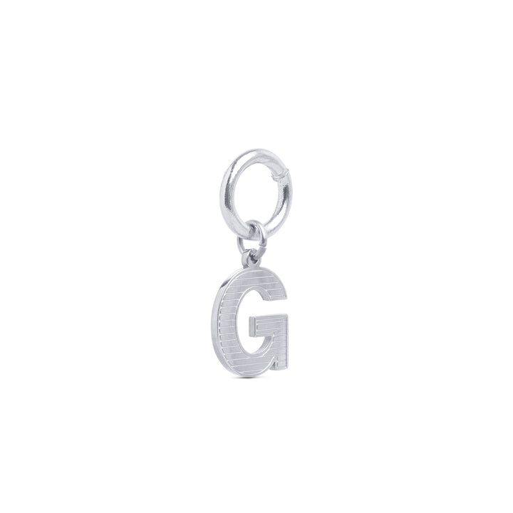 Sanya - Initial Charm Sølv Rustfritt Stål