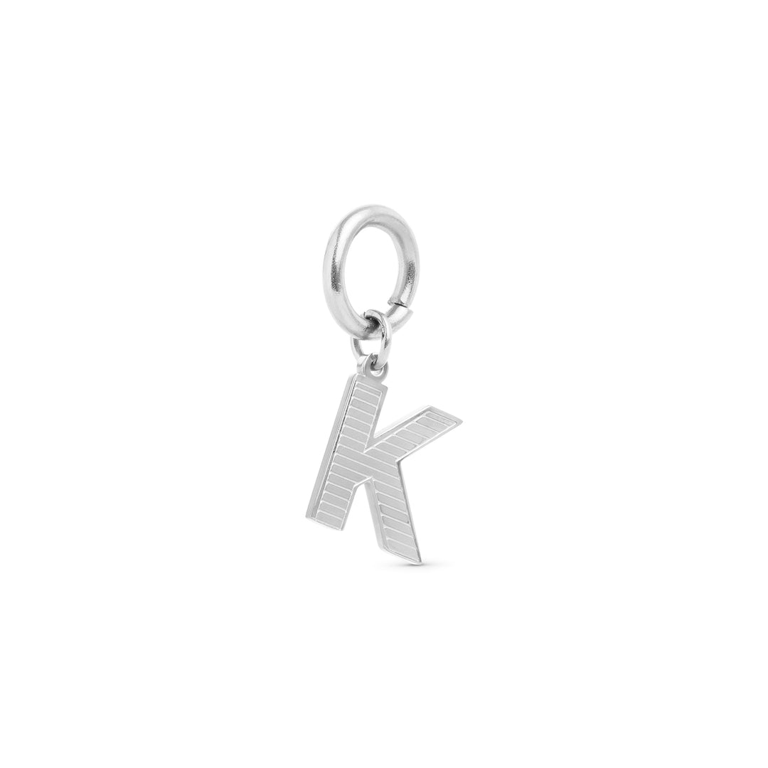 Sanya - Initial Charm Sølv Rustfritt Stål