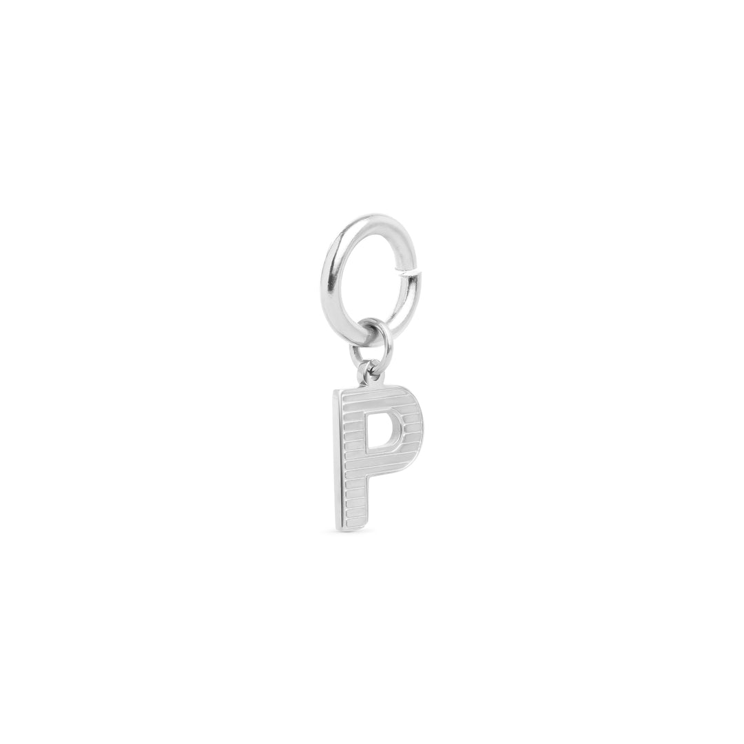 Sanya - Initial Charm Sølv Rustfritt Stål