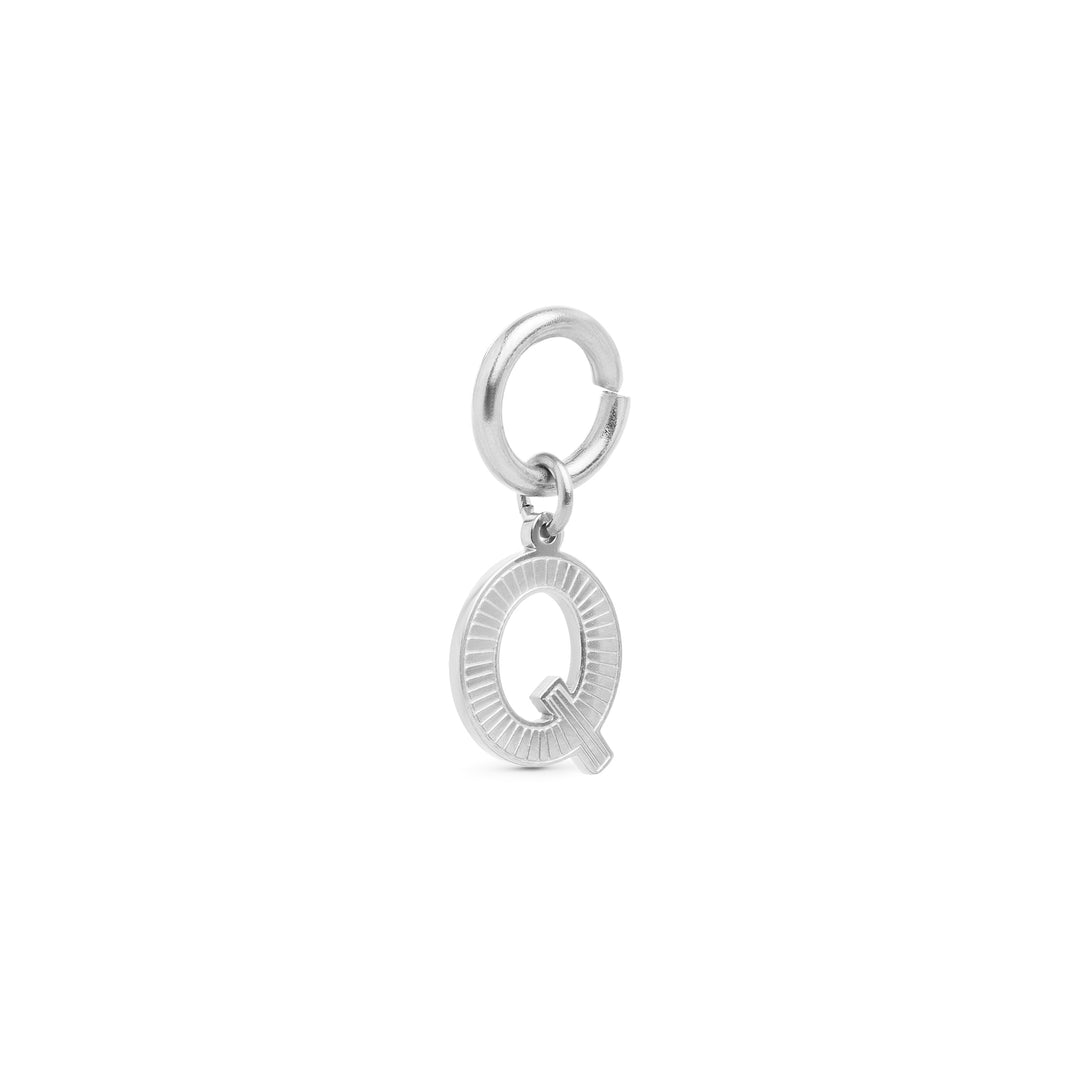 Sanya - Initial Charm Sølv Rustfritt Stål