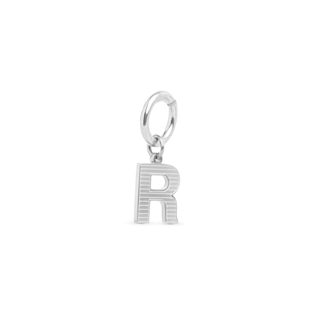 Sanya - Initial Charm Sølv Rustfritt Stål