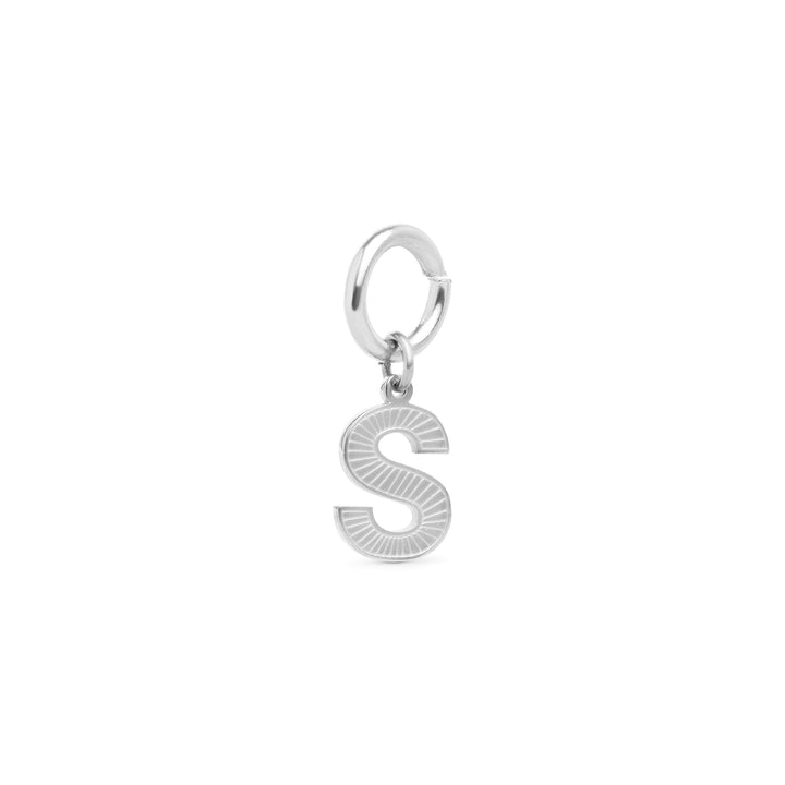 Sanya - Initial Charm Sølv Rustfritt Stål