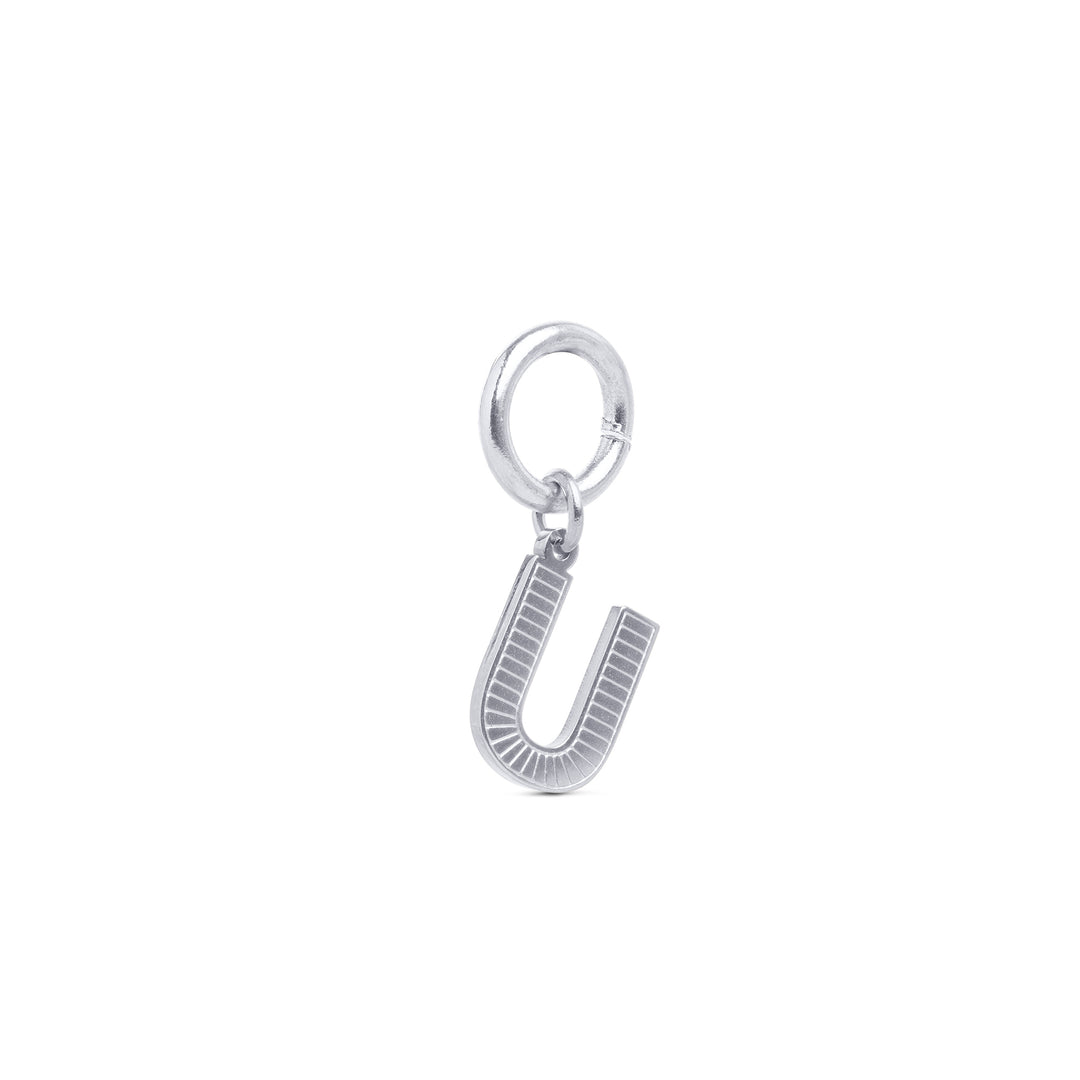 Sanya - Initial Charm Sølv Rustfritt Stål
