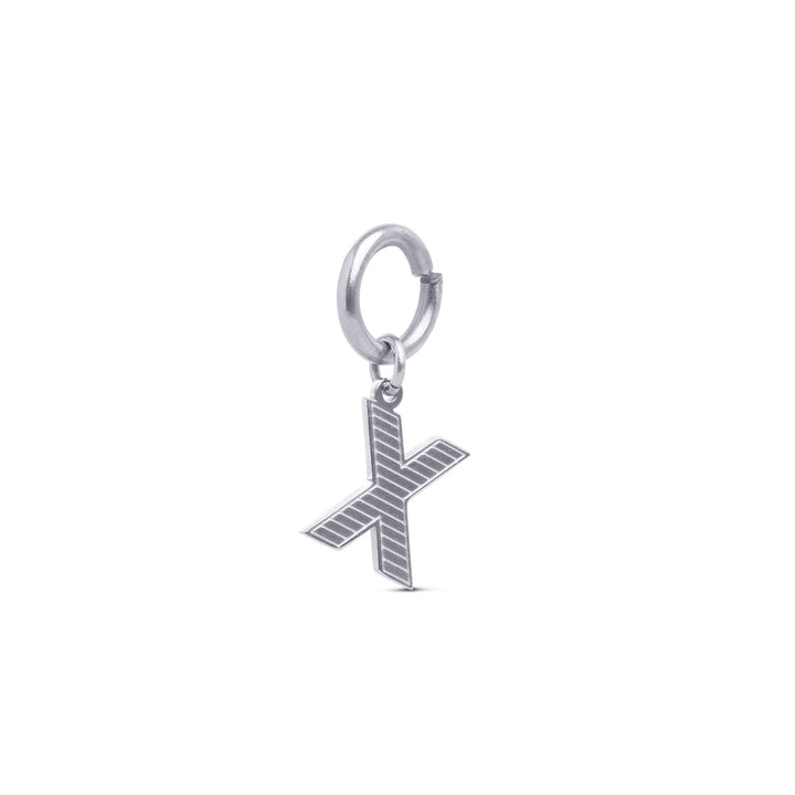 Sanya - Initial Charm Sølv Rustfritt Stål