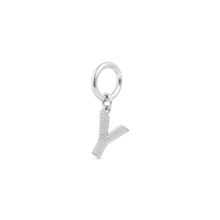 Sanya - Initial Charm Sølv Rustfritt Stål