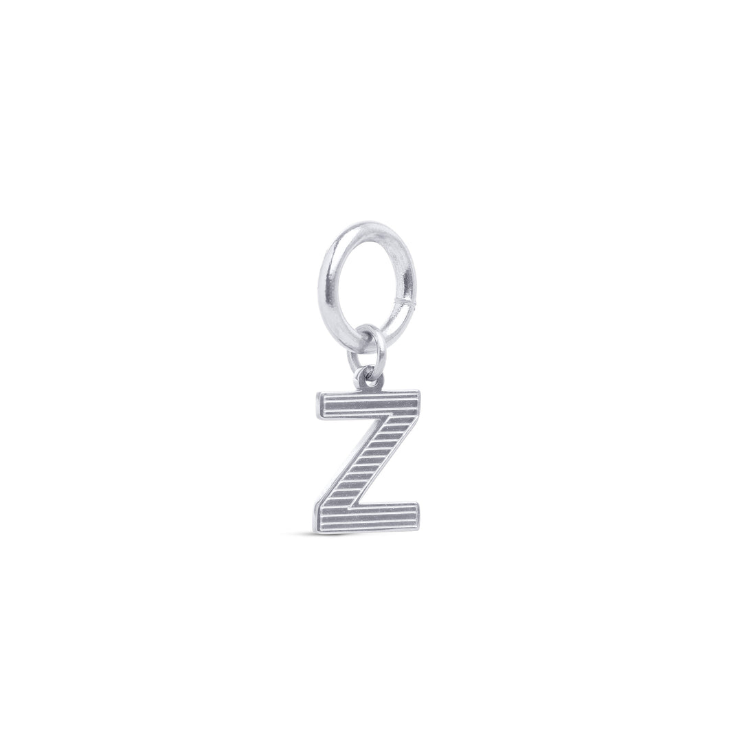 Sanya - Initial Charm Sølv Rustfritt Stål
