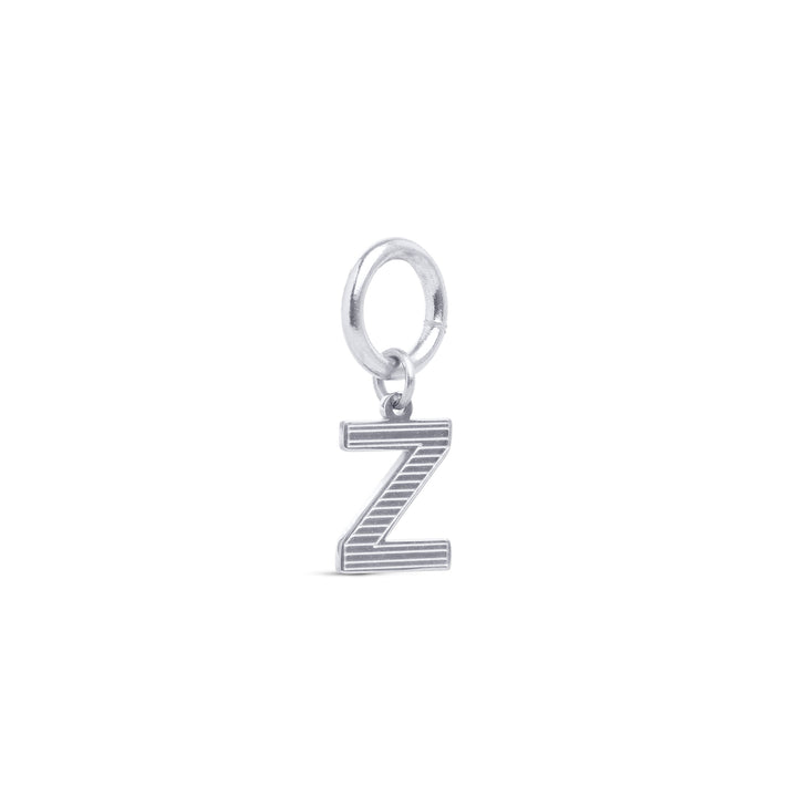 Sanya - Initial Charm Sølv Rustfritt Stål