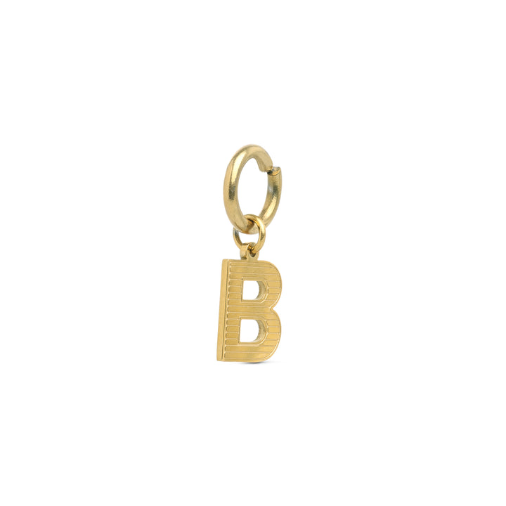 Sanya - Initial Charm Gull Rustfritt Stål