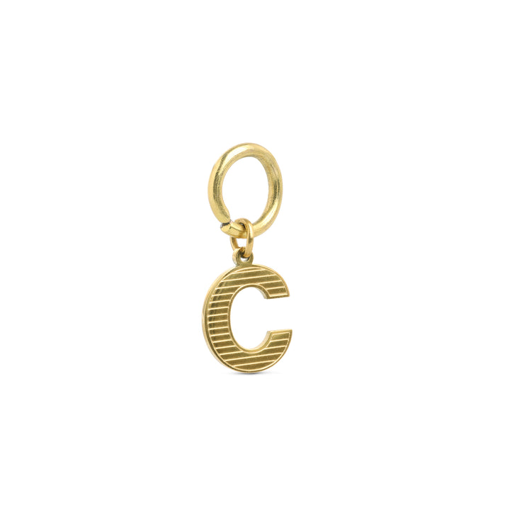 Sanya - Initial Charm Gull Rustfritt Stål