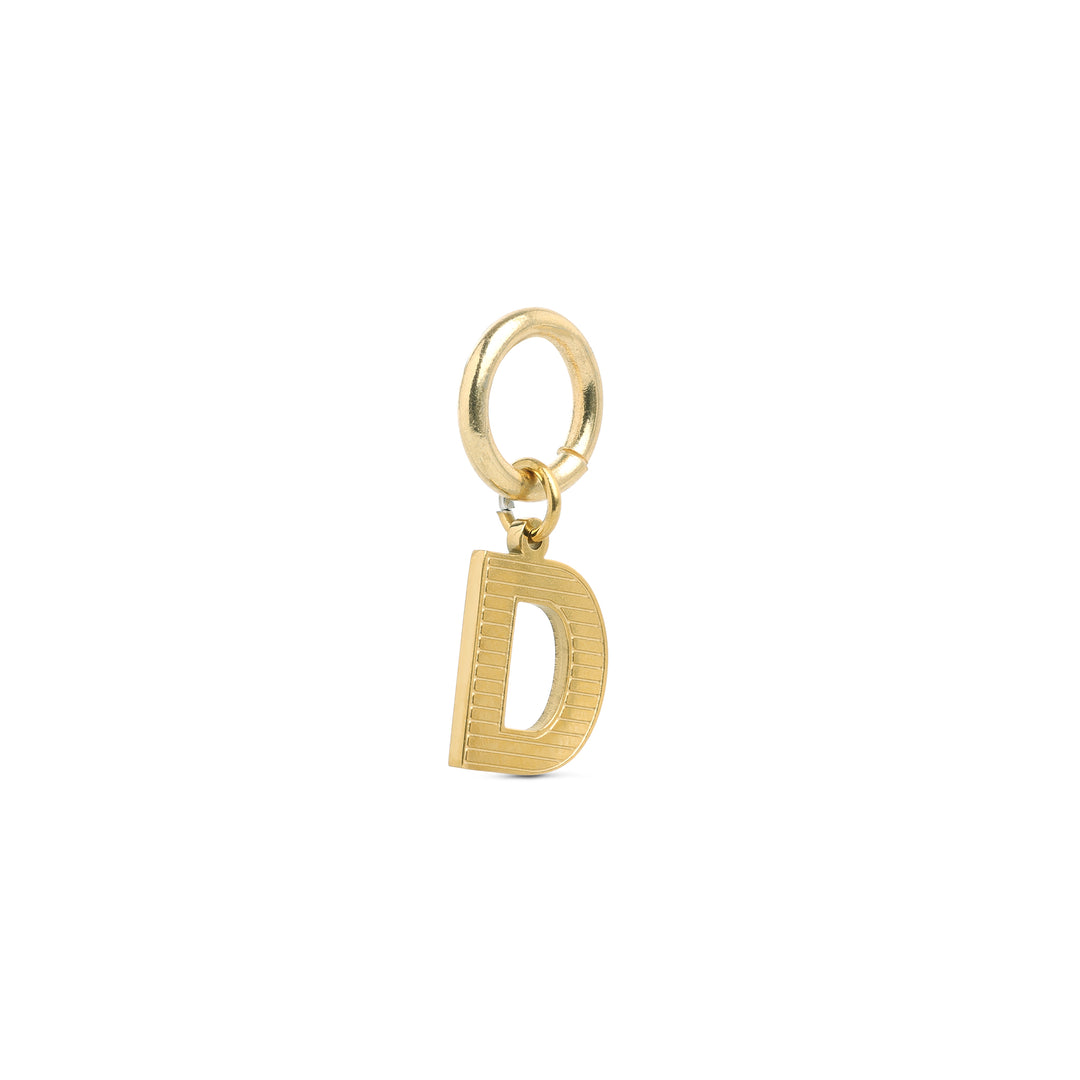 Sanya - Initial Charm Gull Rustfritt Stål