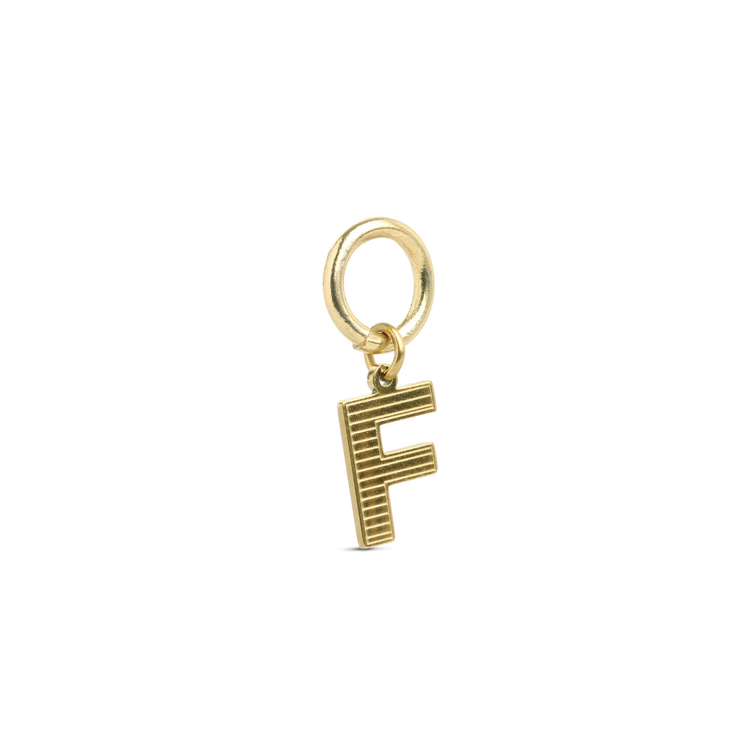 Sanya - Initial Charm Gull Rustfritt Stål