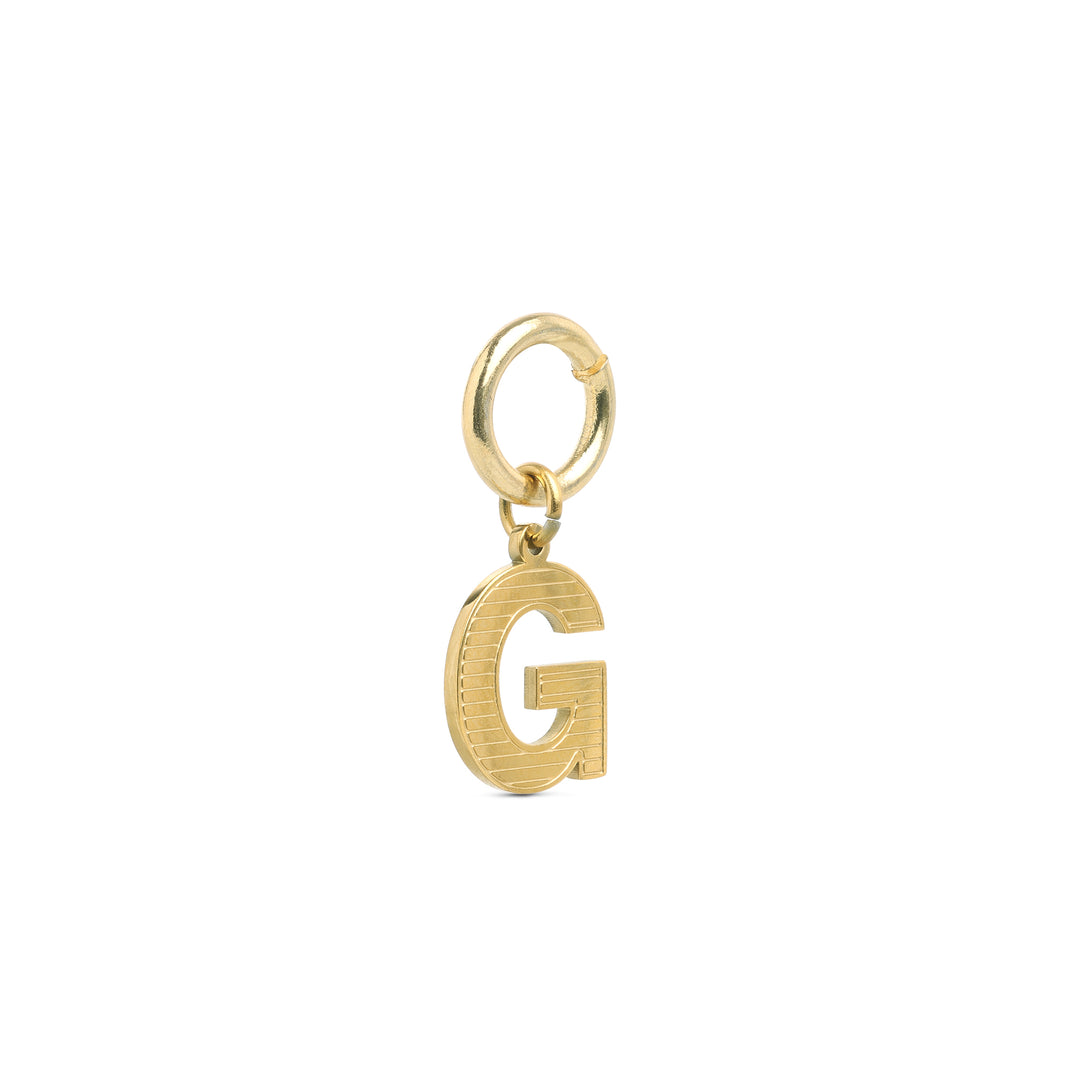 Sanya - Initial Charm Gull Rustfritt Stål