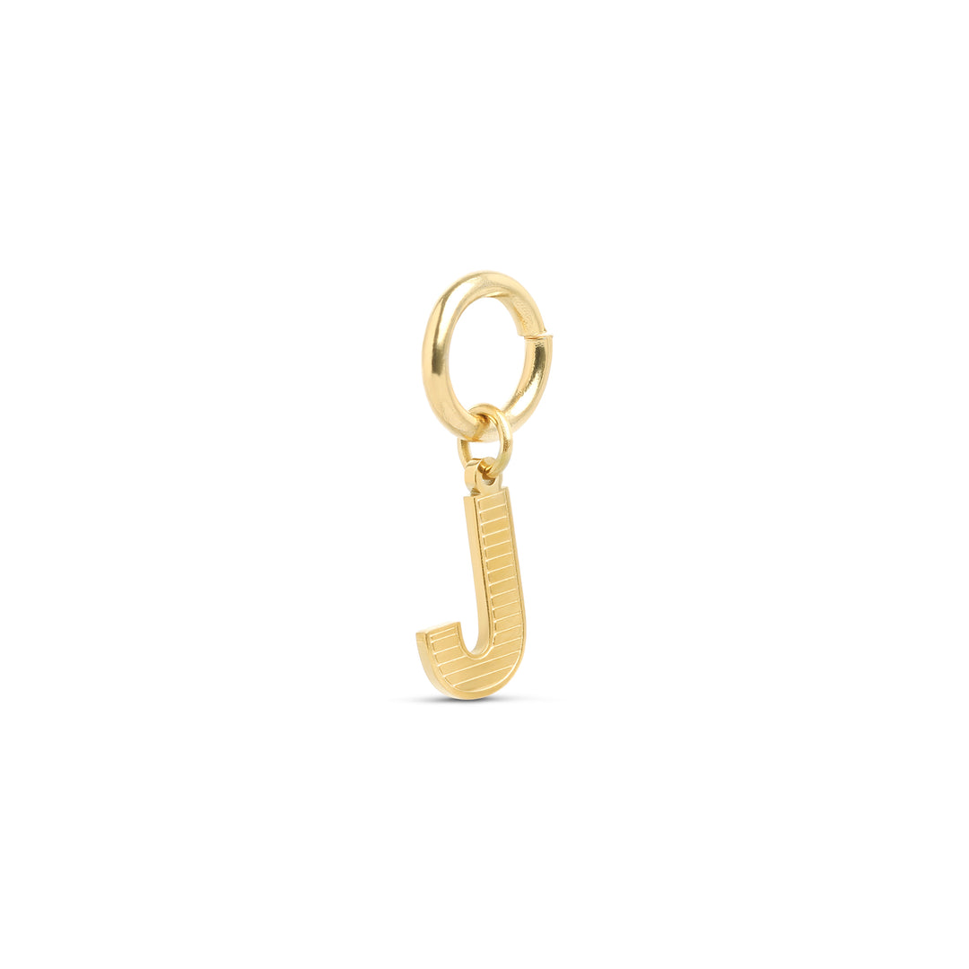 Sanya - Initial Charm Gull Rustfritt Stål
