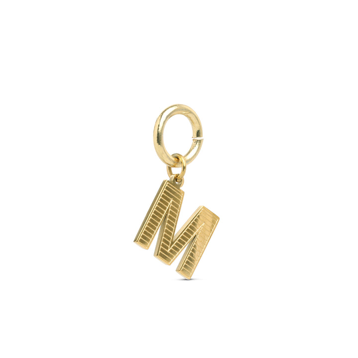 Sanya - Initial Charm Gull Rustfritt Stål