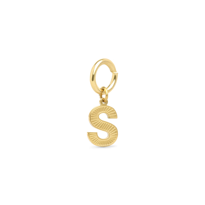 Sanya - Initial Charm Gull Rustfritt Stål