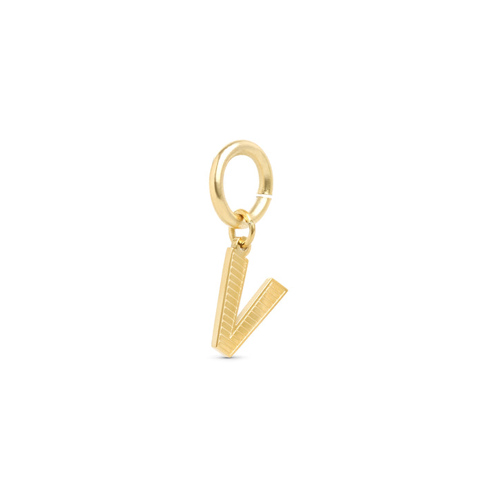 Sanya - Initial Charm Gull Rustfritt Stål